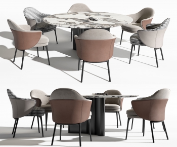 Modern Dining Table And Chairs-ID:673904905