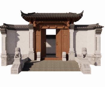 New Chinese Style Building Component-ID:237278948