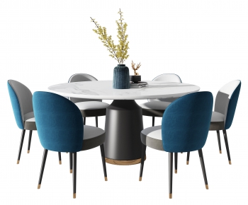 Modern Dining Table And Chairs-ID:436816933