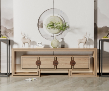 New Chinese Style TV Cabinet-ID:444783938
