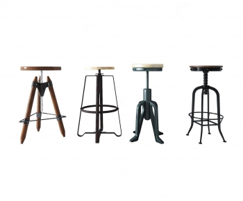 Industrial Style Bar Chair-ID:384948024