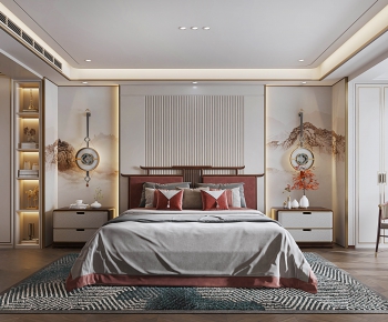 New Chinese Style Bedroom-ID:274234064