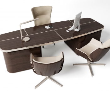 New Chinese Style Office Table-ID:813648942