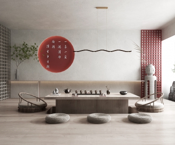 New Chinese Style Tea House-ID:521914963