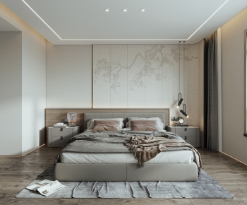 New Chinese Style Bedroom-ID:915894993