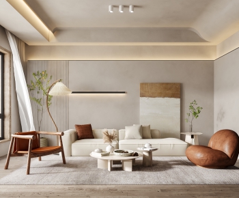 Wabi-sabi Style A Living Room-ID:886192082