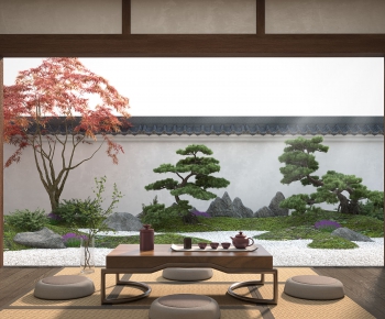New Chinese Style Courtyard/landscape-ID:247081042