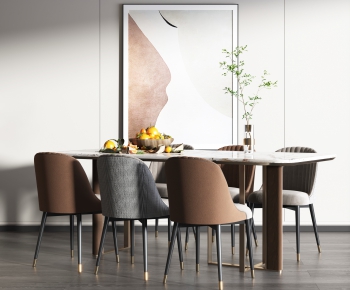 Modern Dining Table And Chairs-ID:954349995