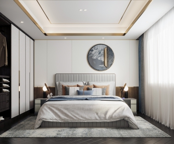 New Chinese Style Bedroom-ID:330739976