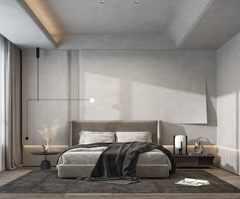 Wabi-sabi Style Bedroom-ID:359432943