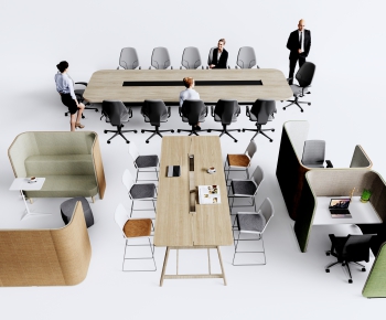 Modern Conference Table-ID:303700011