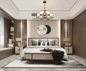 New Chinese Style Bedroom-ID:622009049