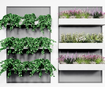 现代植物墙、绿植墙景-ID:284919796