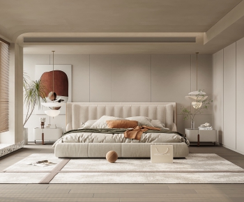 Modern Wabi-sabi Style Bedroom-ID:245563981