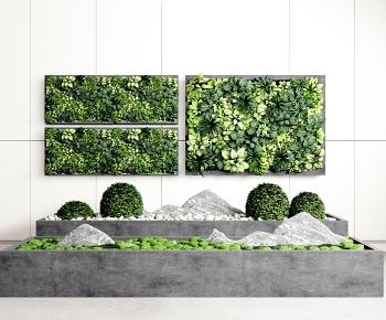 现代植物墙、苔藓造景-ID:1183077
