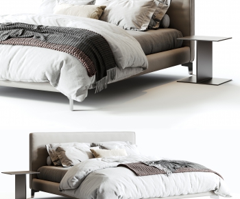 Modern Double Bed-ID:652019989