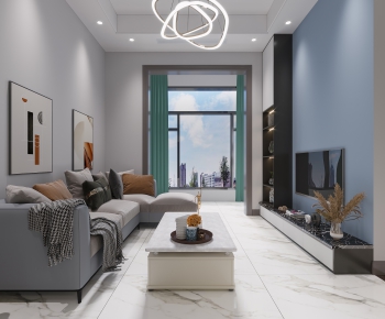 Modern A Living Room-ID:404143102