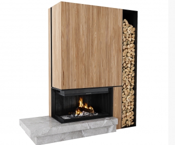 Modern Fireplace-ID:498264079