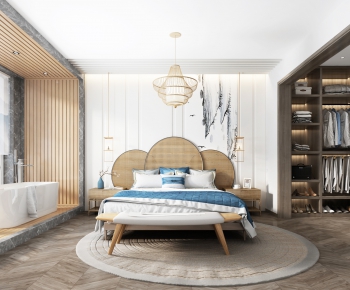 New Chinese Style Bedroom-ID:513175016