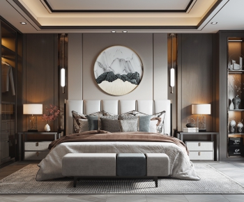 New Chinese Style Bedroom-ID:152776009