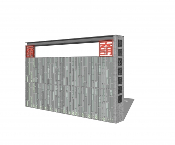 New Chinese Style Building Component-ID:711124906