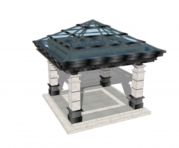 New Chinese Style Building Component-ID:378576996