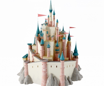 现代儿童城堡模型摆件-ID:945403102