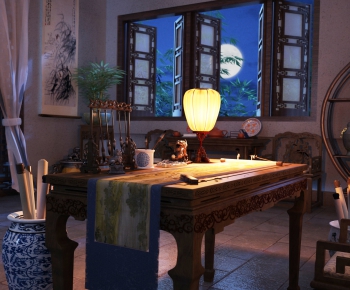 Chinese Style Study Space-ID:858073955