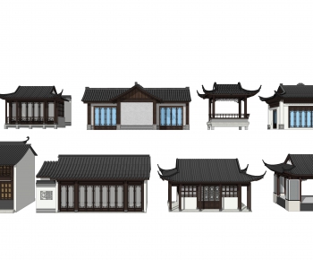 Chinese Style Building Appearance-ID:137434966