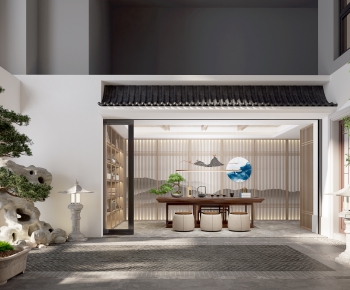New Chinese Style Tea House-ID:939174893