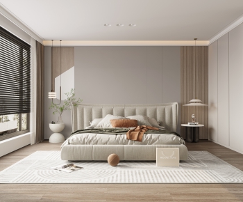 Wabi-sabi Style Bedroom-ID:631936071