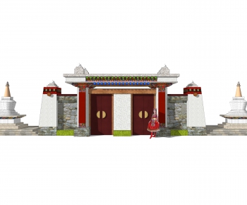 Chinese Style Building Component-ID:737766036