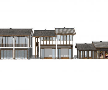 Chinese Style Building Appearance-ID:360884904