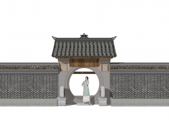 Chinese Style Building Component-ID:322598931