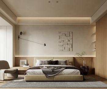 Wabi-sabi Style Bedroom-ID:540833001