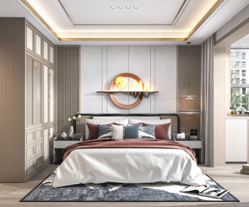 New Chinese Style Bedroom-ID:842189072