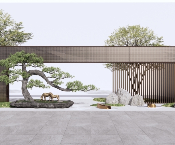 New Chinese Style Courtyard/landscape-ID:897485977
