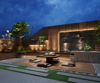 New Chinese Style Courtyard/landscape-ID:584898951