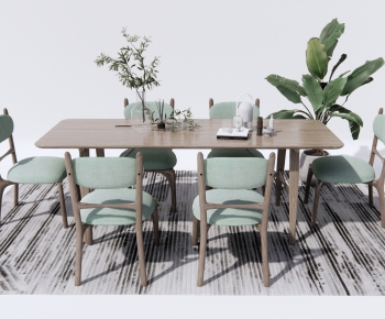 Modern Dining Table And Chairs-ID:356729982