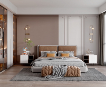 Nordic Style Bedroom-ID:418926956
