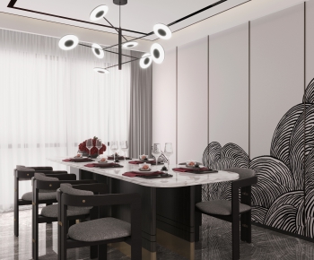 New Chinese Style Dining Room-ID:322001033