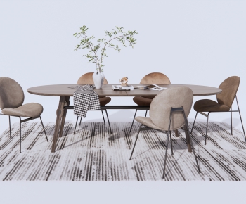 Modern Dining Table And Chairs-ID:197417978