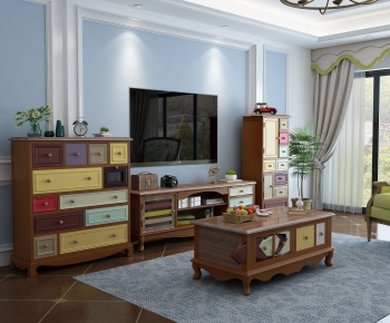 American Style TV Cabinet-ID:434686908