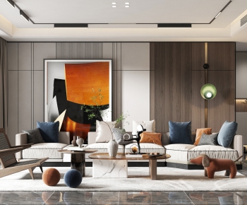 Modern A Living Room-ID:999217034