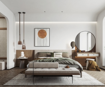 Wabi-sabi Style Bedroom-ID:316601997