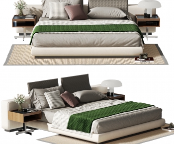 Modern Double Bed-ID:449574954