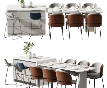 Modern Dining Table And Chairs-ID:148403883