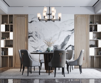 New Chinese Style Dining Room-ID:168610107