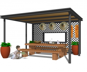 New Chinese Style Building Component-ID:786280683