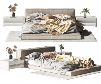 Modern Double Bed-ID:463704119